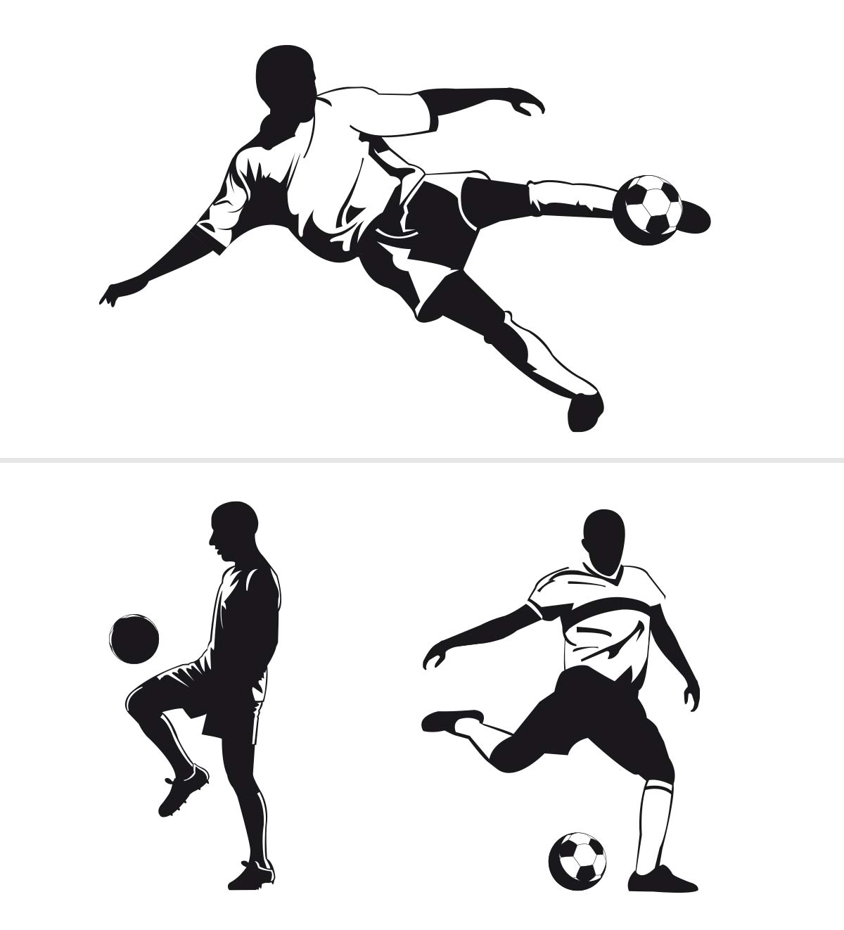 Illustration footballeur